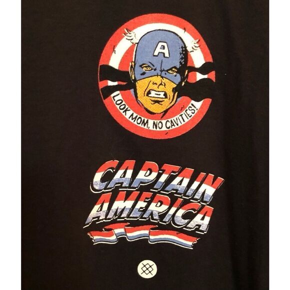 MARVEL X STANCE - NWOT Capt. America Stars & Stripes LS Tee. Mens M/Ladies L - Picture 8 of 16